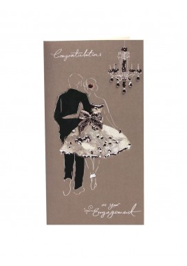 A La Mode Engagement Card