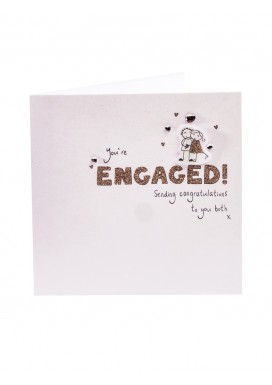A La Mode Engagement Card