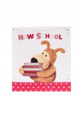 Boofle Books New School Good Luck Card