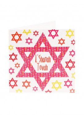 Jewish Glitter New Year Card