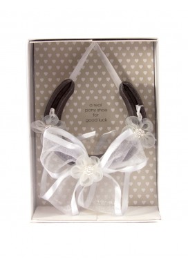 Pony Shoe with Sheer Bow