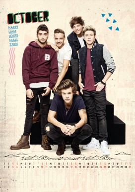 Official One Direction 2015 Calender