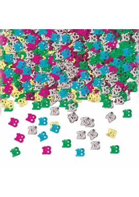 18th Birthday Multi Confetti Metallic 14g