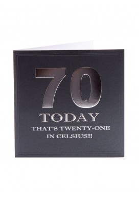 Five Dollar Shake Luxury 70th Birthday Card