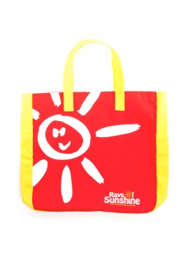 Rays Of Sunshine Red Tote Bag