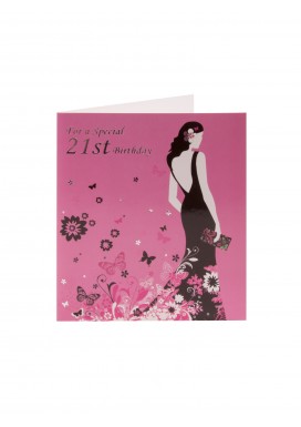Simply Special 21st Birthday Card