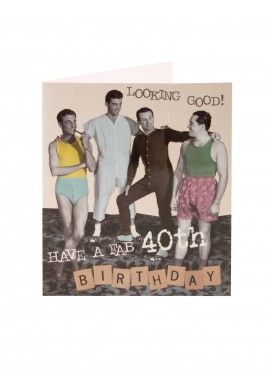 Simply Fab 40th Birthday Card