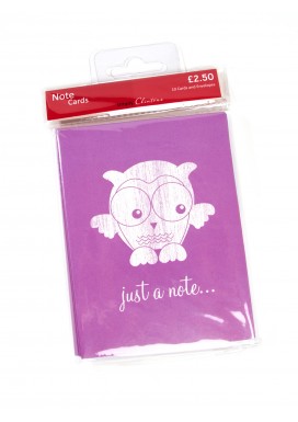 Simply Cute Owl Note Cards - Set of 10