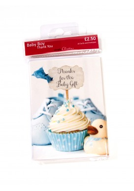 Simply Baby Boy Gifts Thank You Cards -  Set Of 10