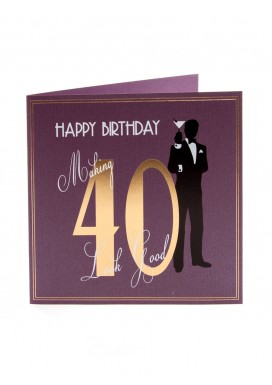 Five Dollar Shake Luxury 40th Birthday Card