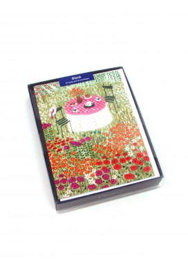 Blank Sparkling Garden Card Multipack -  Pack of 10